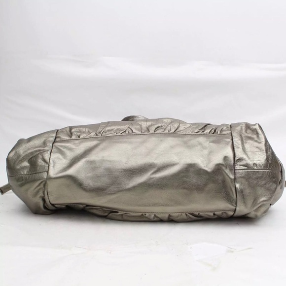 Authentic Gucci Metallic Hysteria Tie Side Bag RARE VINTAGE SATCHEL - Picture 3 of 8